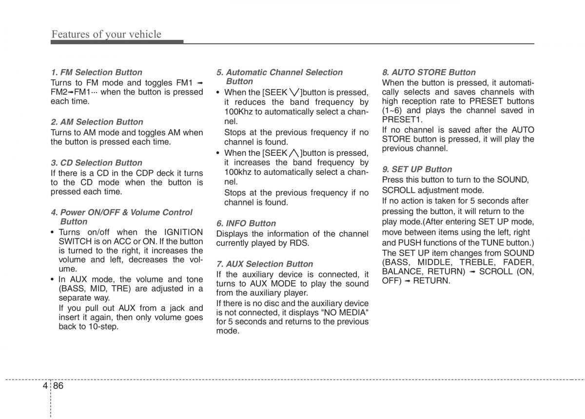 KIA Picanto I 1 owners manual / page 157