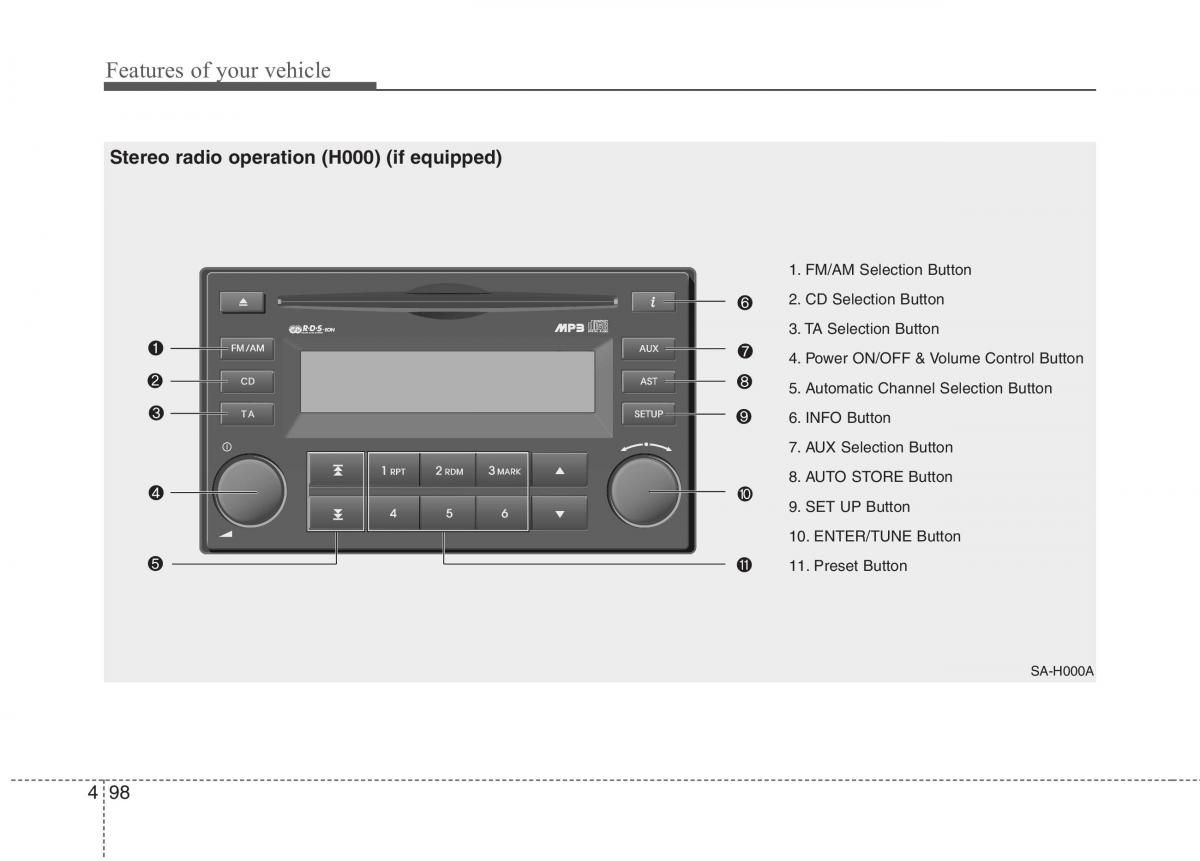 KIA Picanto I 1 owners manual / page 169