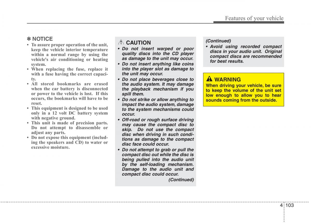 KIA Picanto I 1 owners manual / page 174