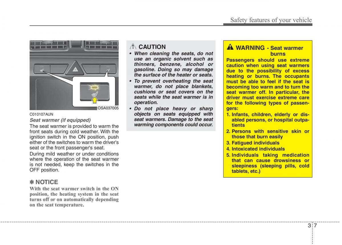 KIA Picanto I 1 owners manual / page 21