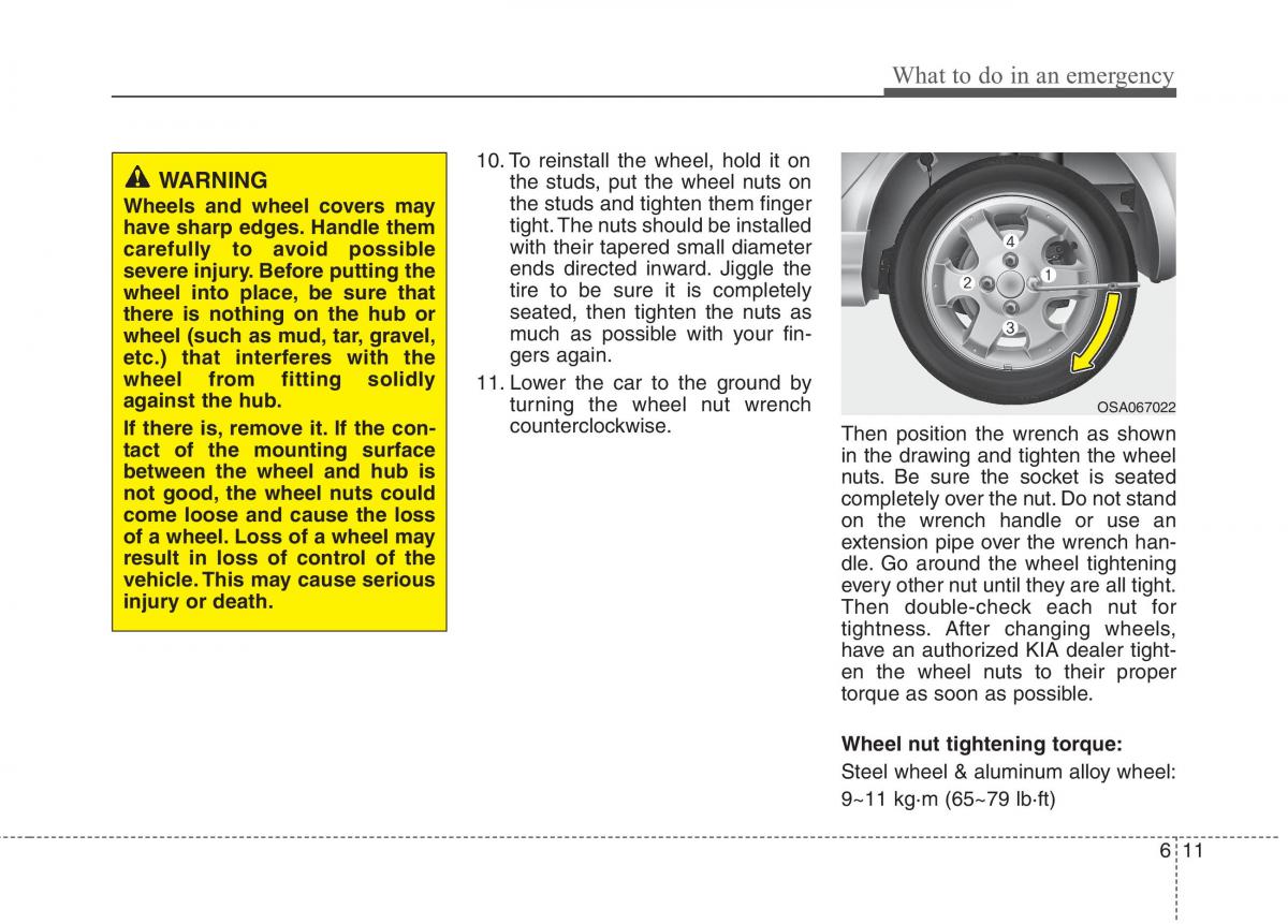 KIA Picanto I 1 owners manual / page 236