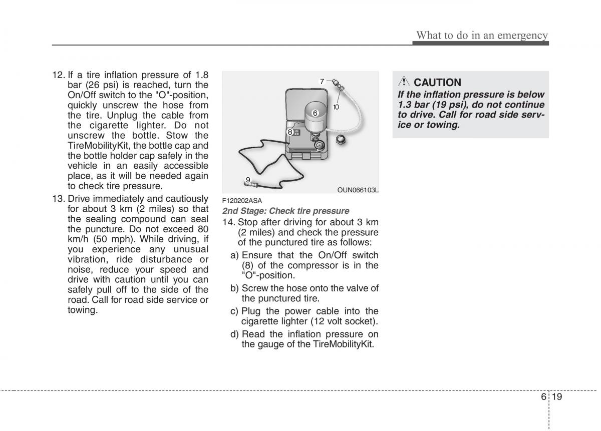 KIA Picanto I 1 owners manual / page 244