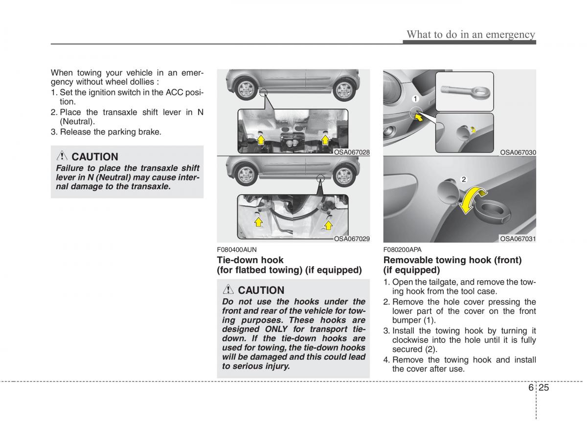 KIA Picanto I 1 owners manual / page 250