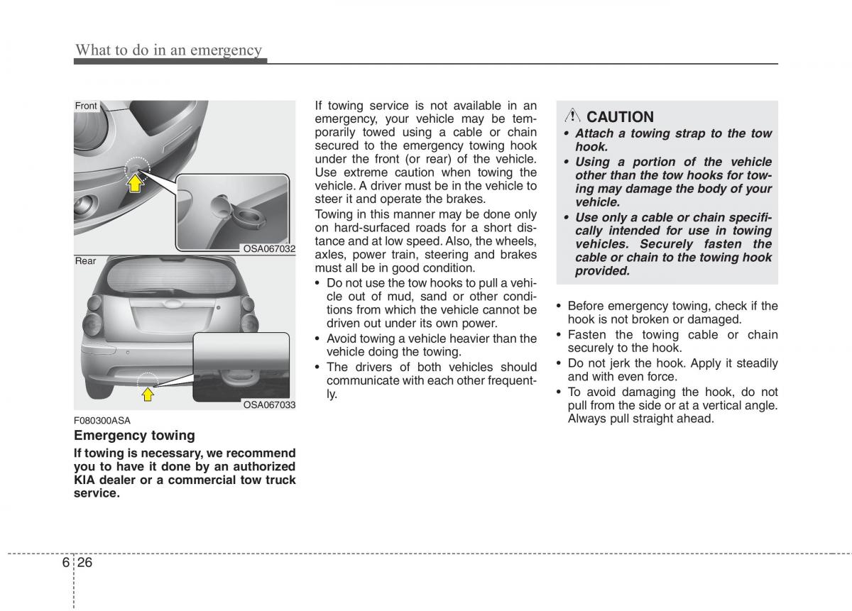 KIA Picanto I 1 owners manual / page 251