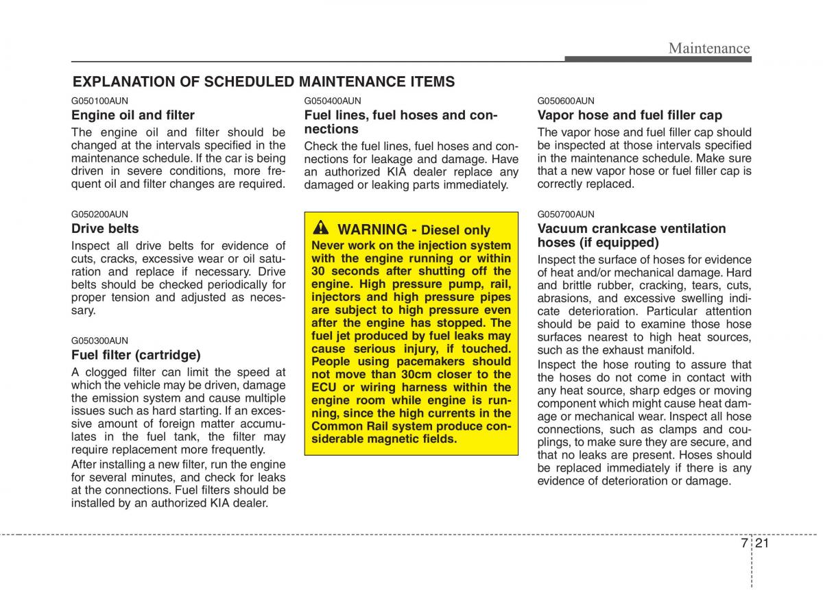 KIA Picanto I 1 owners manual / page 274