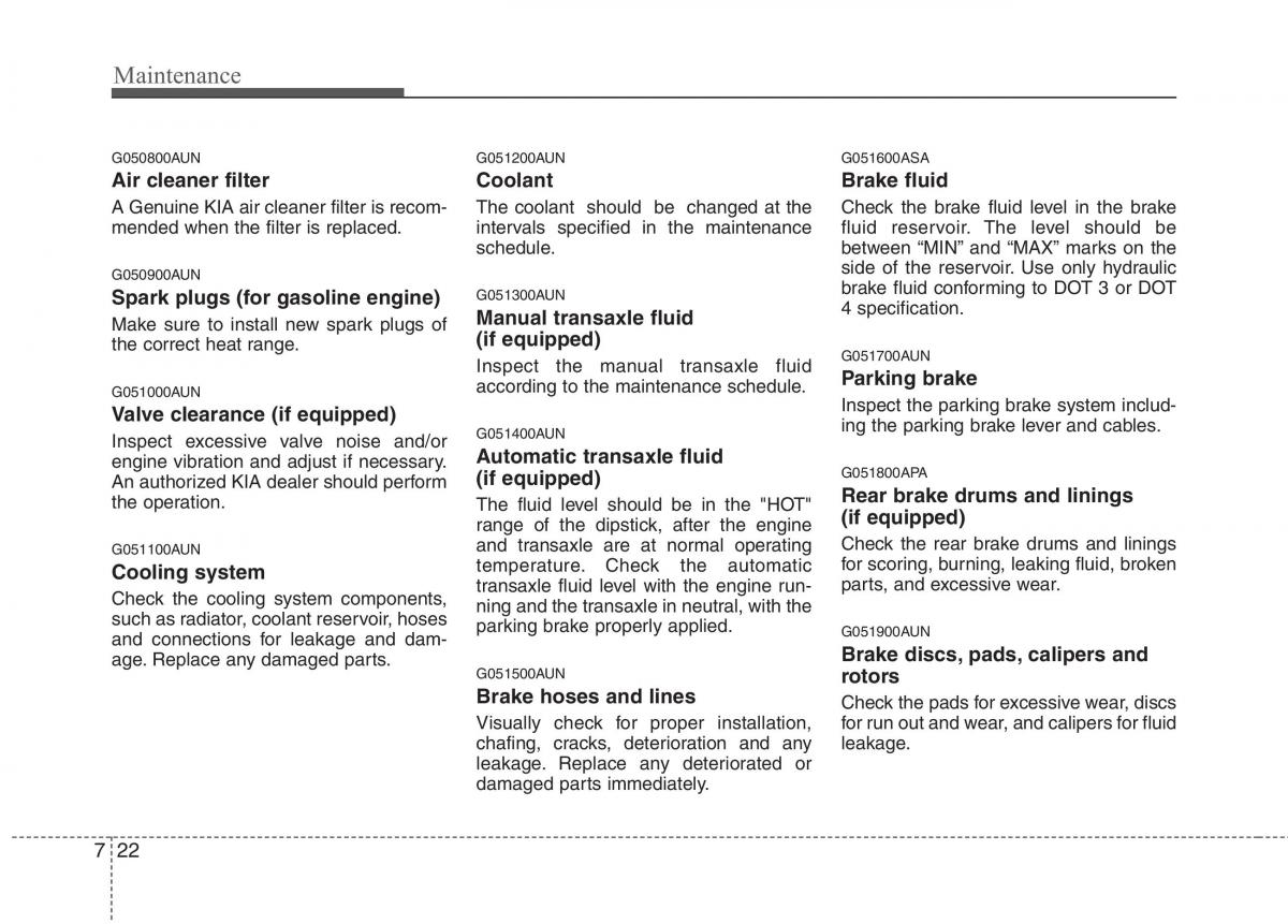 KIA Picanto I 1 owners manual / page 275