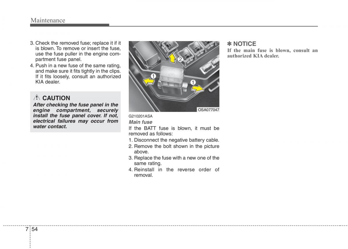 KIA Picanto I 1 owners manual / page 307