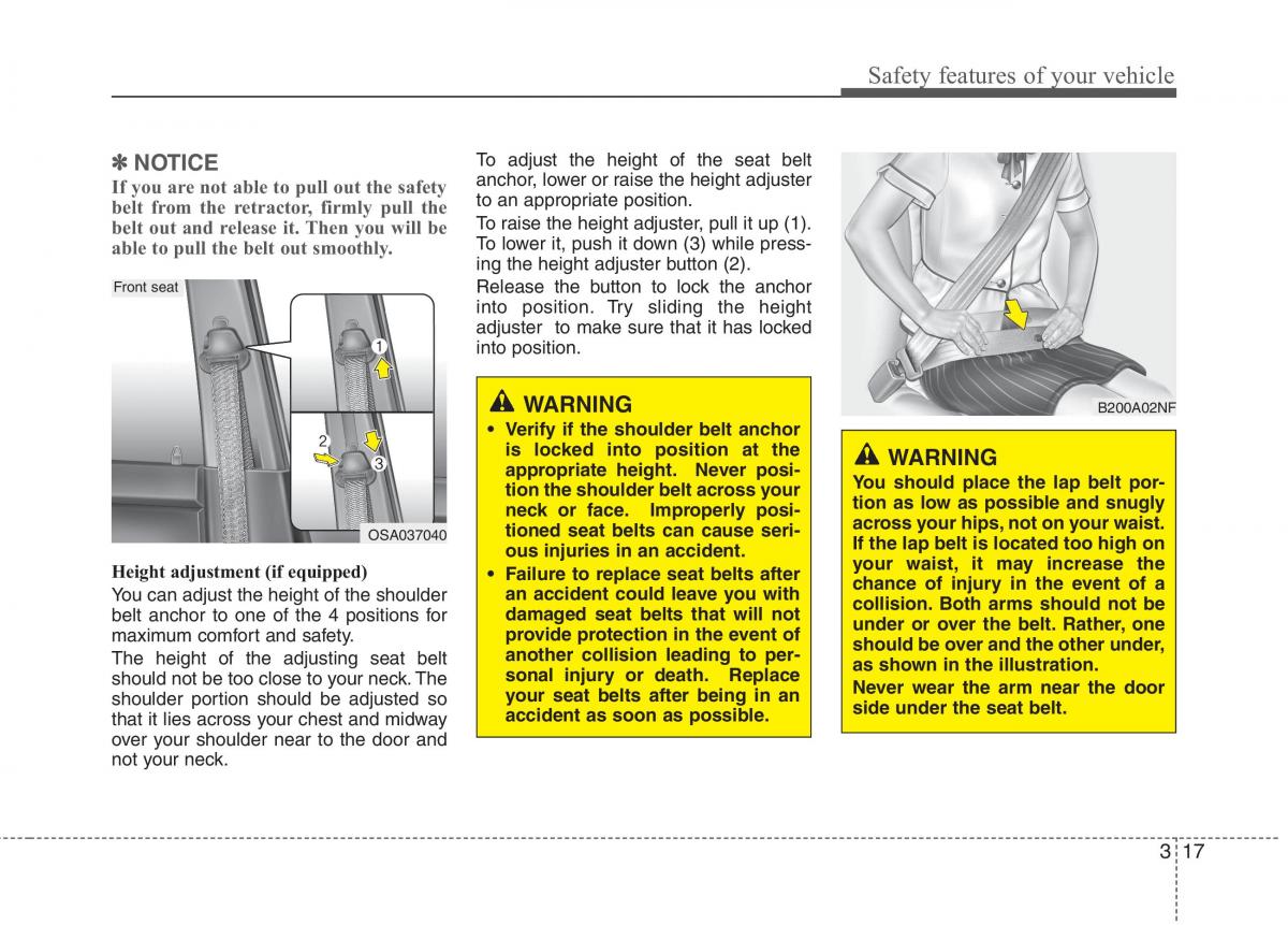 KIA Picanto I 1 owners manual / page 31