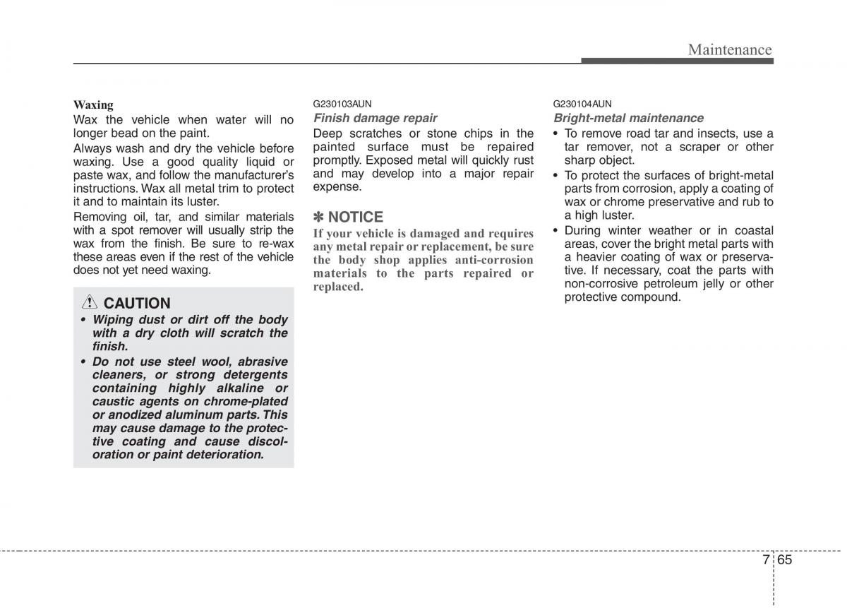 KIA Picanto I 1 owners manual / page 318