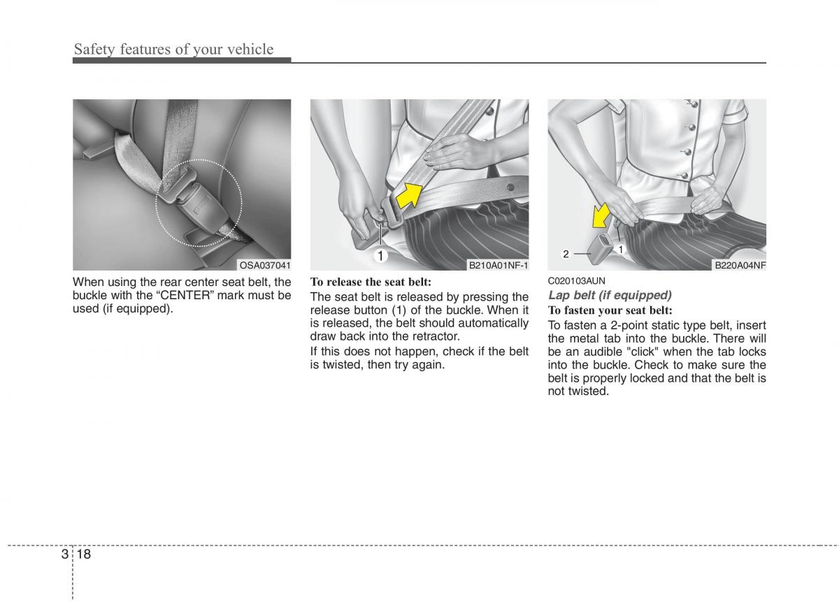 KIA Picanto I 1 owners manual / page 32