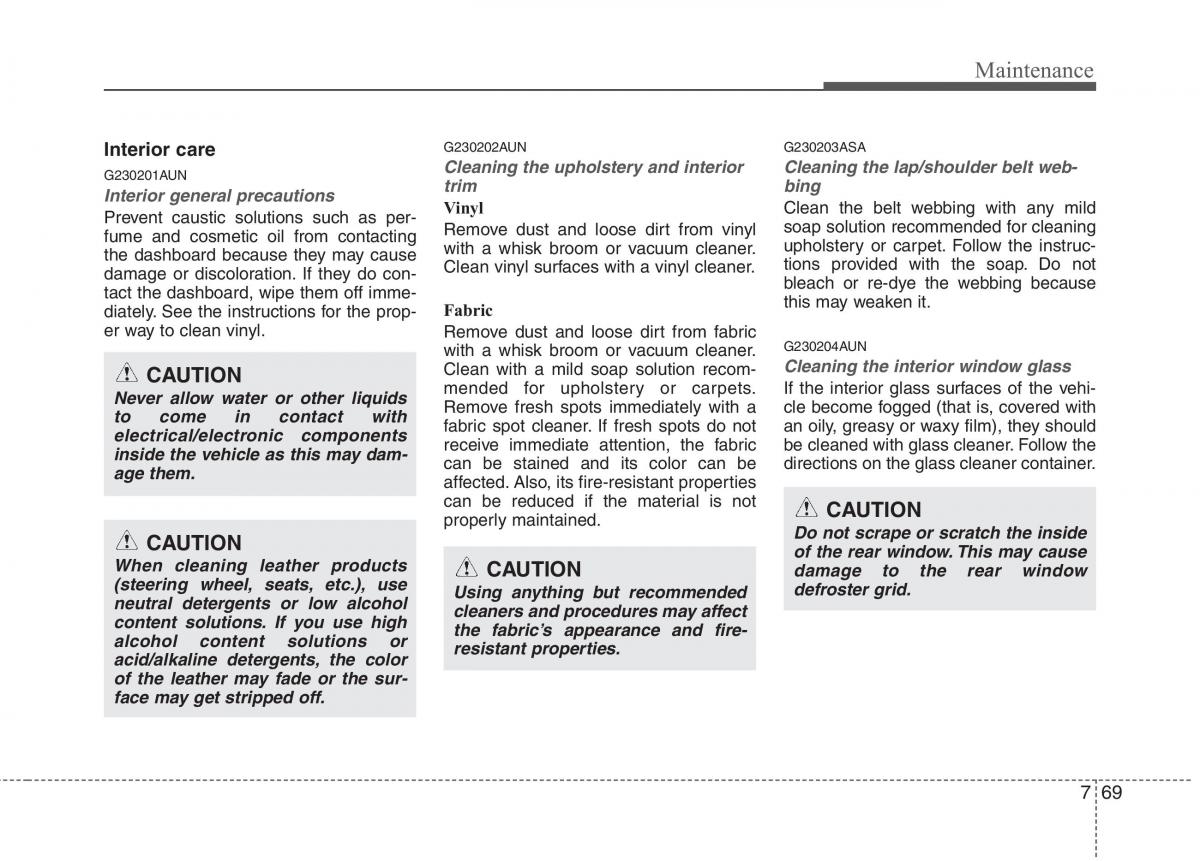 KIA Picanto I 1 owners manual / page 322