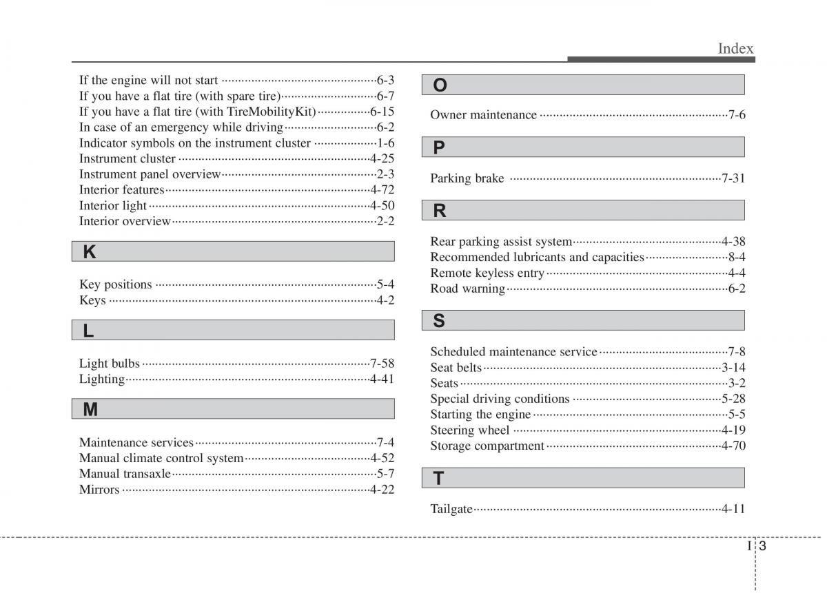 KIA Picanto I 1 owners manual / page 335