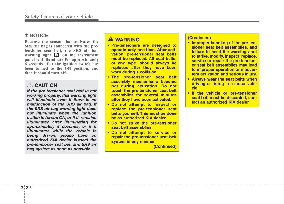 KIA Picanto I 1 owners manual / page 36