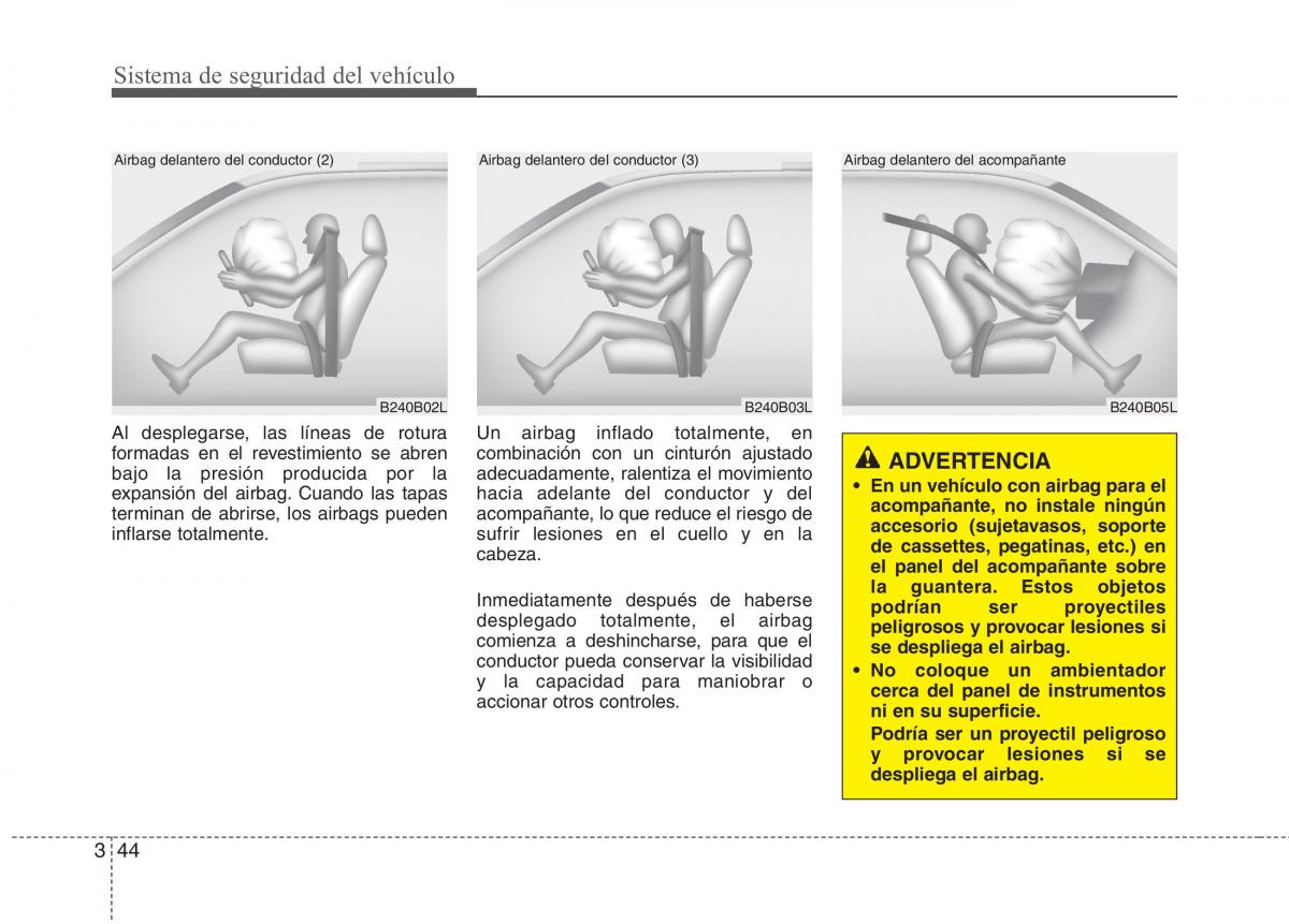 KIA Picanto I 1 manual del propietario / page 58