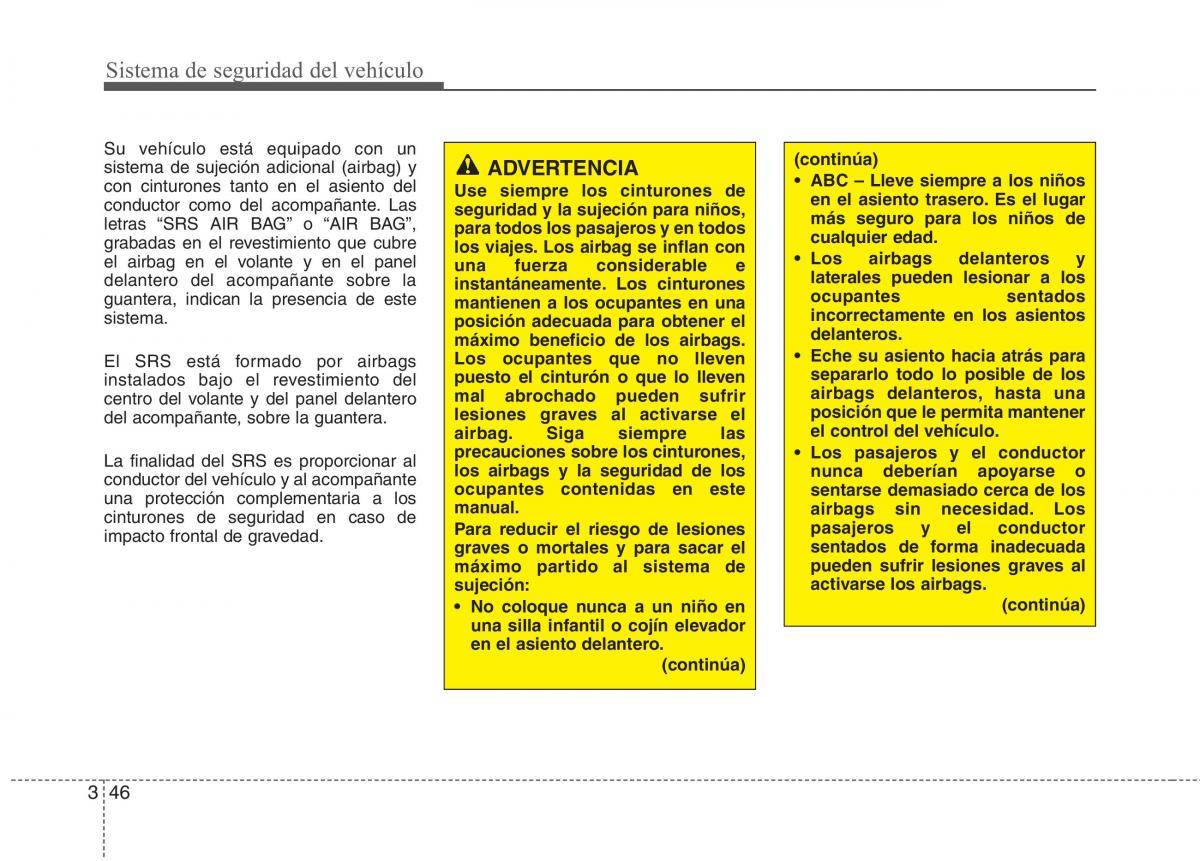 KIA Picanto I 1 manual del propietario / page 60