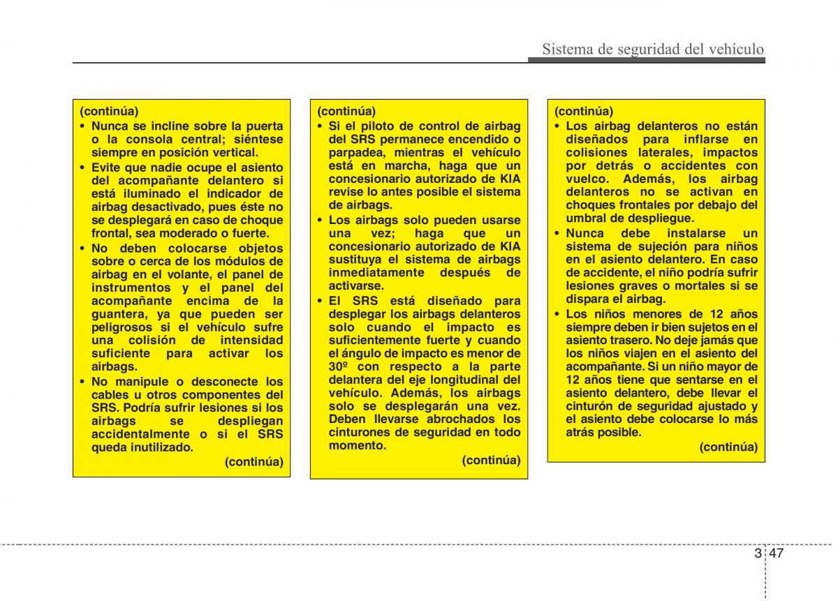 KIA Picanto I 1 manual del propietario / page 61