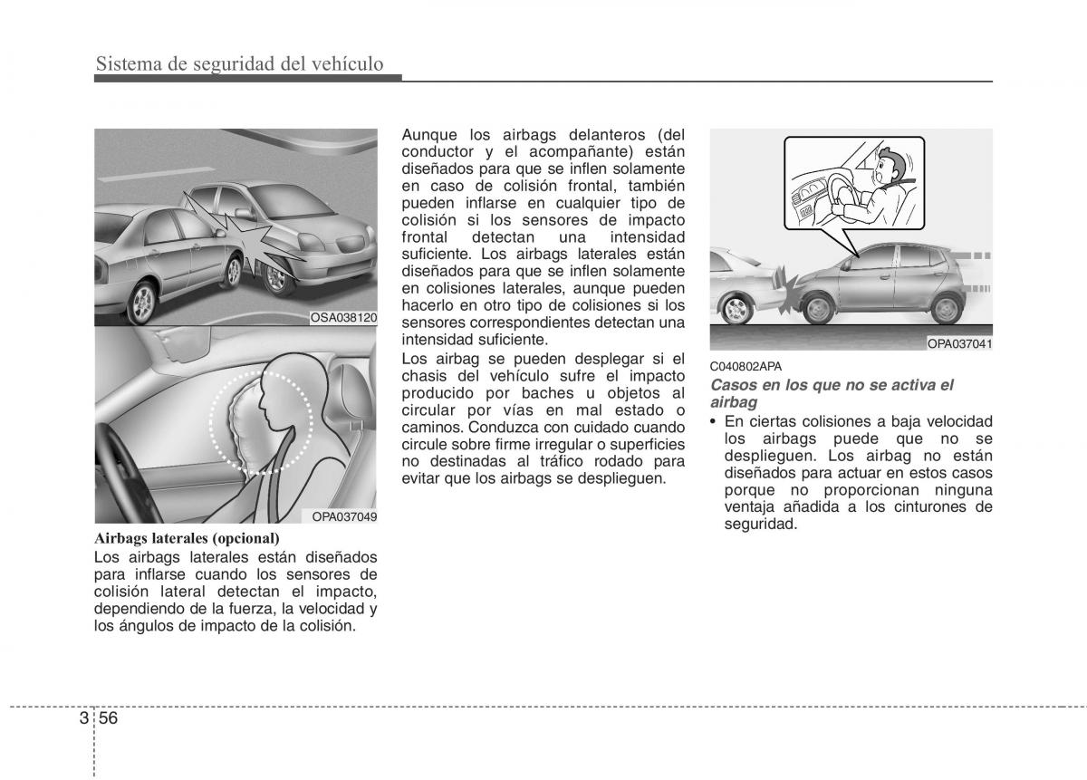 KIA Picanto I 1 manual del propietario / page 70