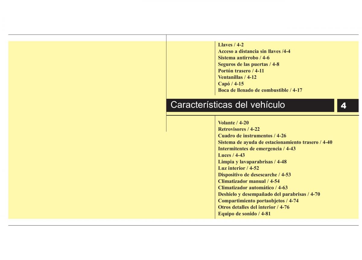 KIA Picanto I 1 manual del propietario / page 76