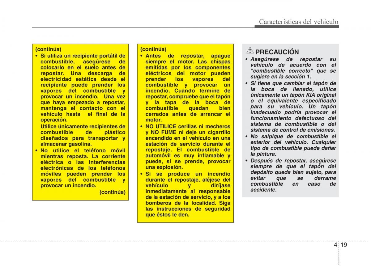 KIA Picanto I 1 manual del propietario / page 94