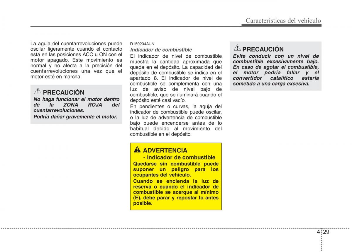 KIA Picanto I 1 manual del propietario / page 104