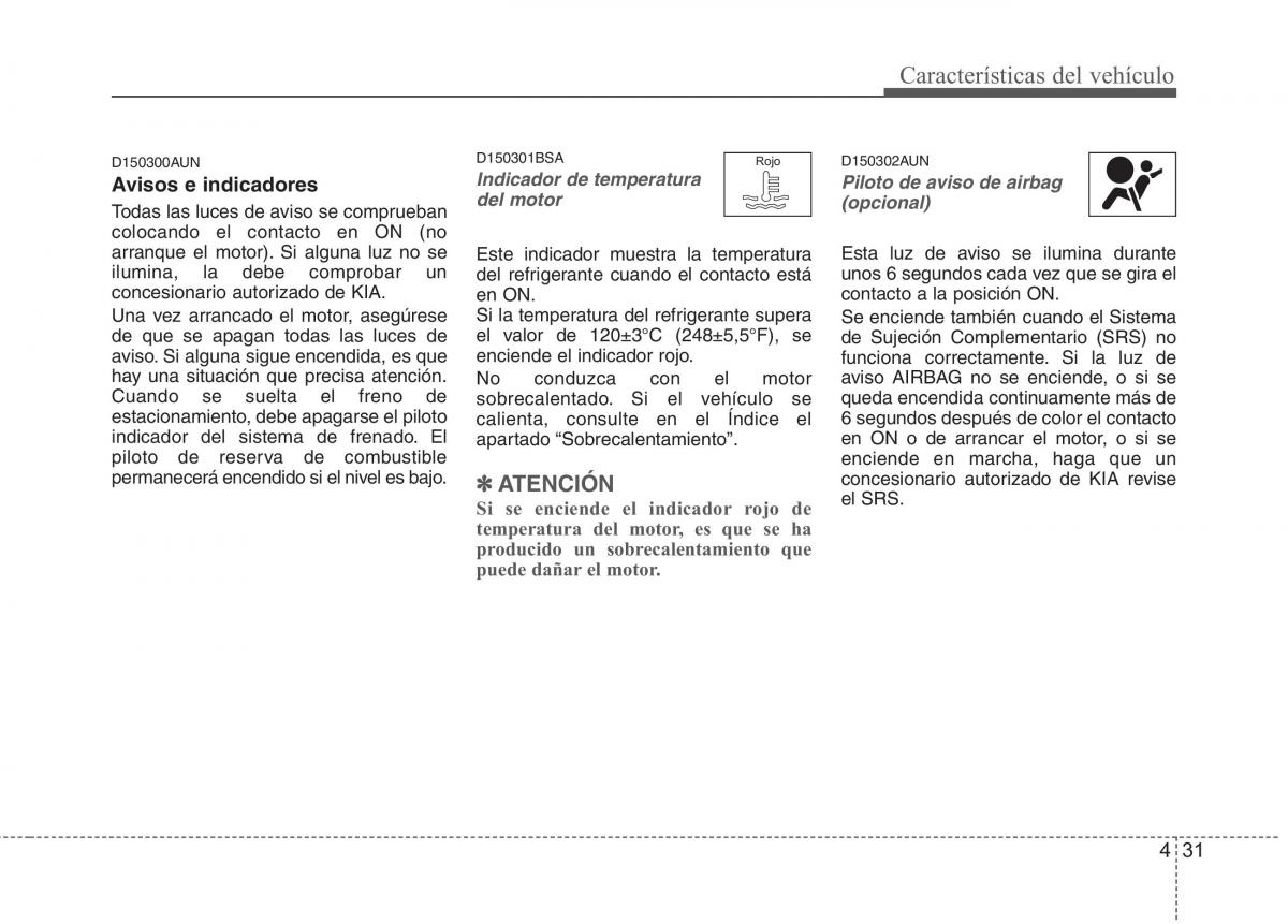 KIA Picanto I 1 manual del propietario / page 106