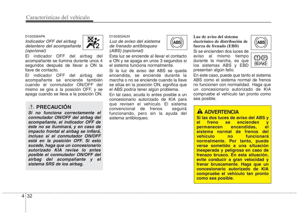 KIA Picanto I 1 manual del propietario / page 107