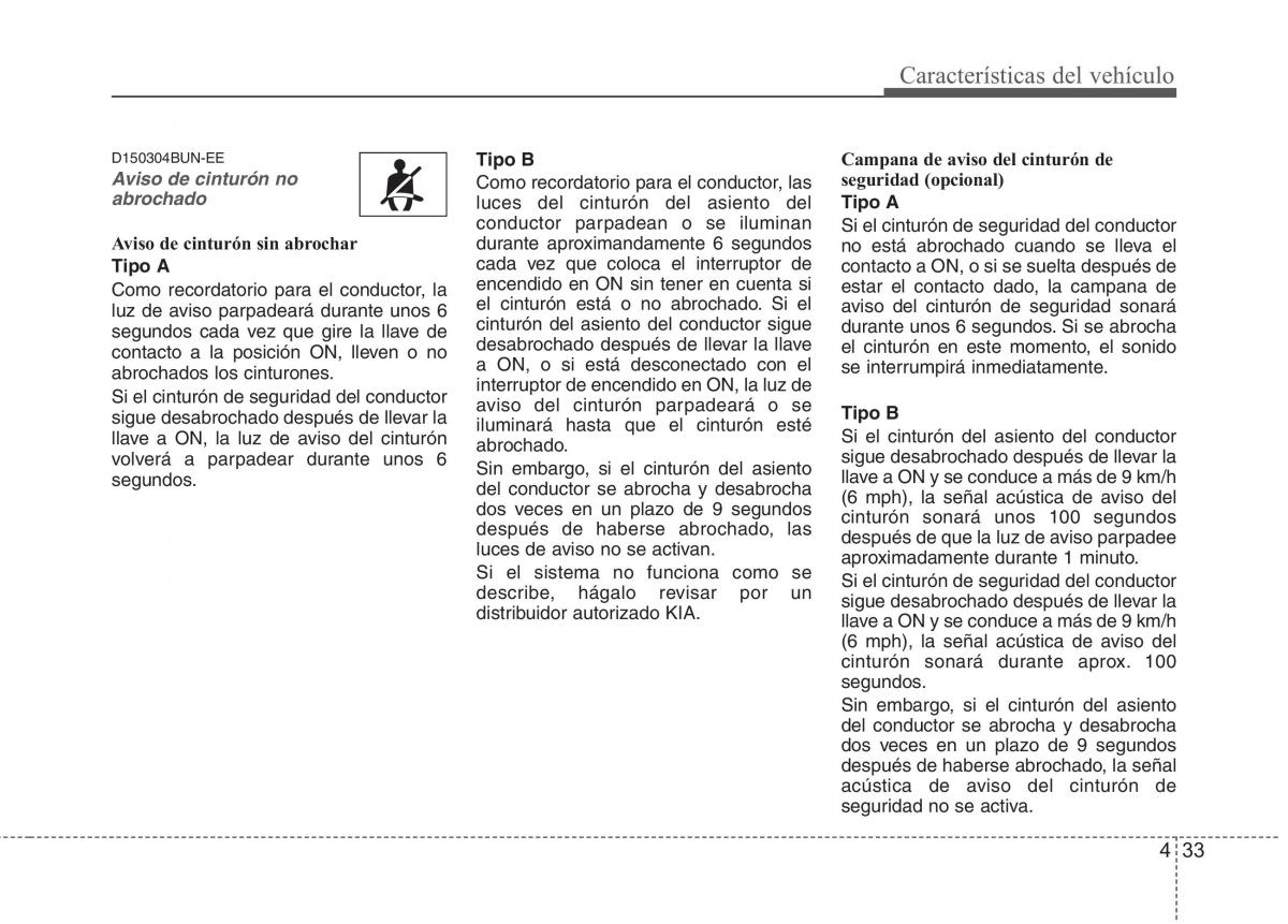 KIA Picanto I 1 manual del propietario / page 108