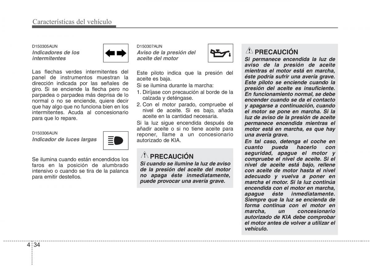 KIA Picanto I 1 manual del propietario / page 109