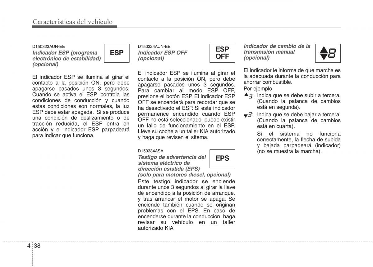 KIA Picanto I 1 manual del propietario / page 113