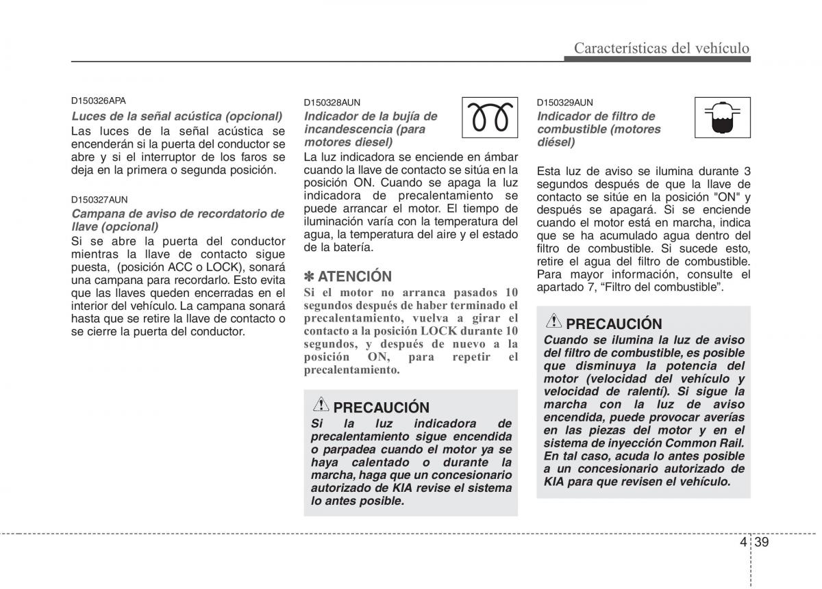 KIA Picanto I 1 manual del propietario / page 114