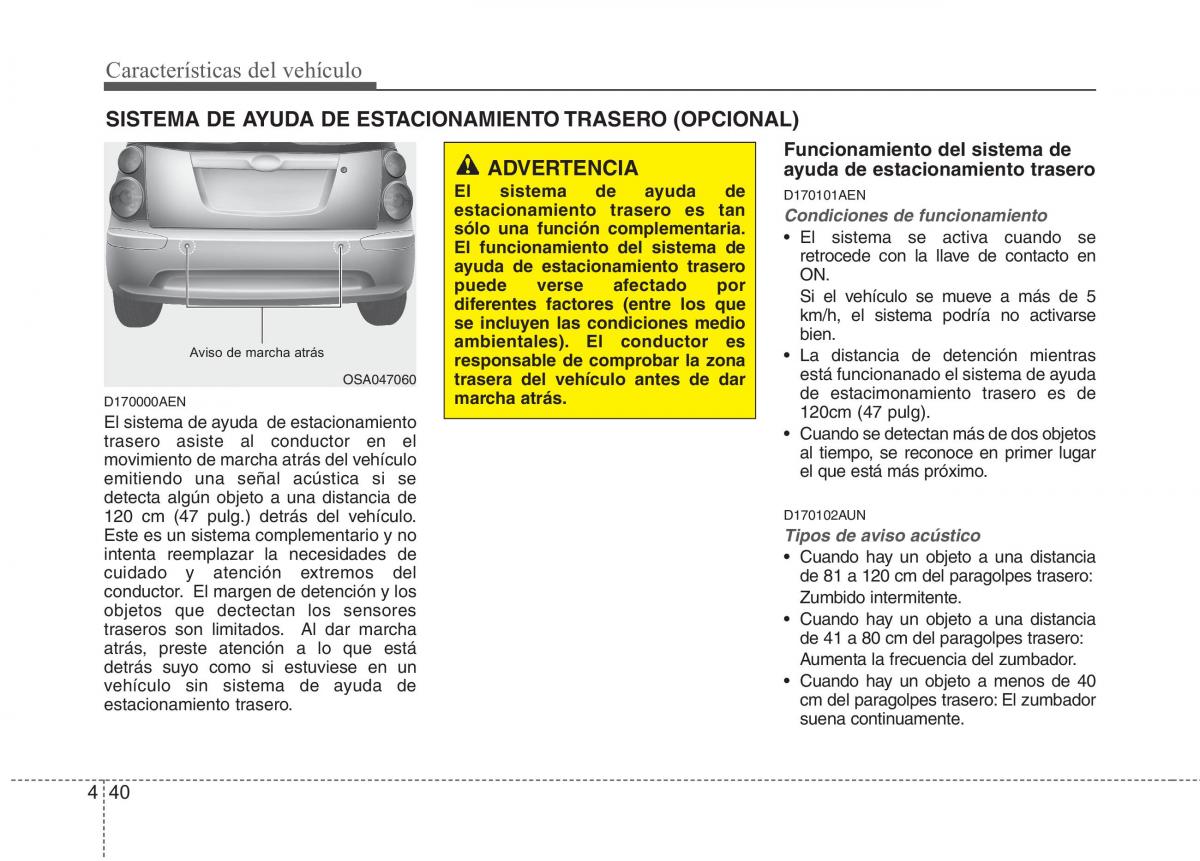 KIA Picanto I 1 manual del propietario / page 115