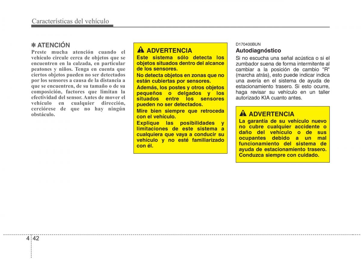 KIA Picanto I 1 manual del propietario / page 117