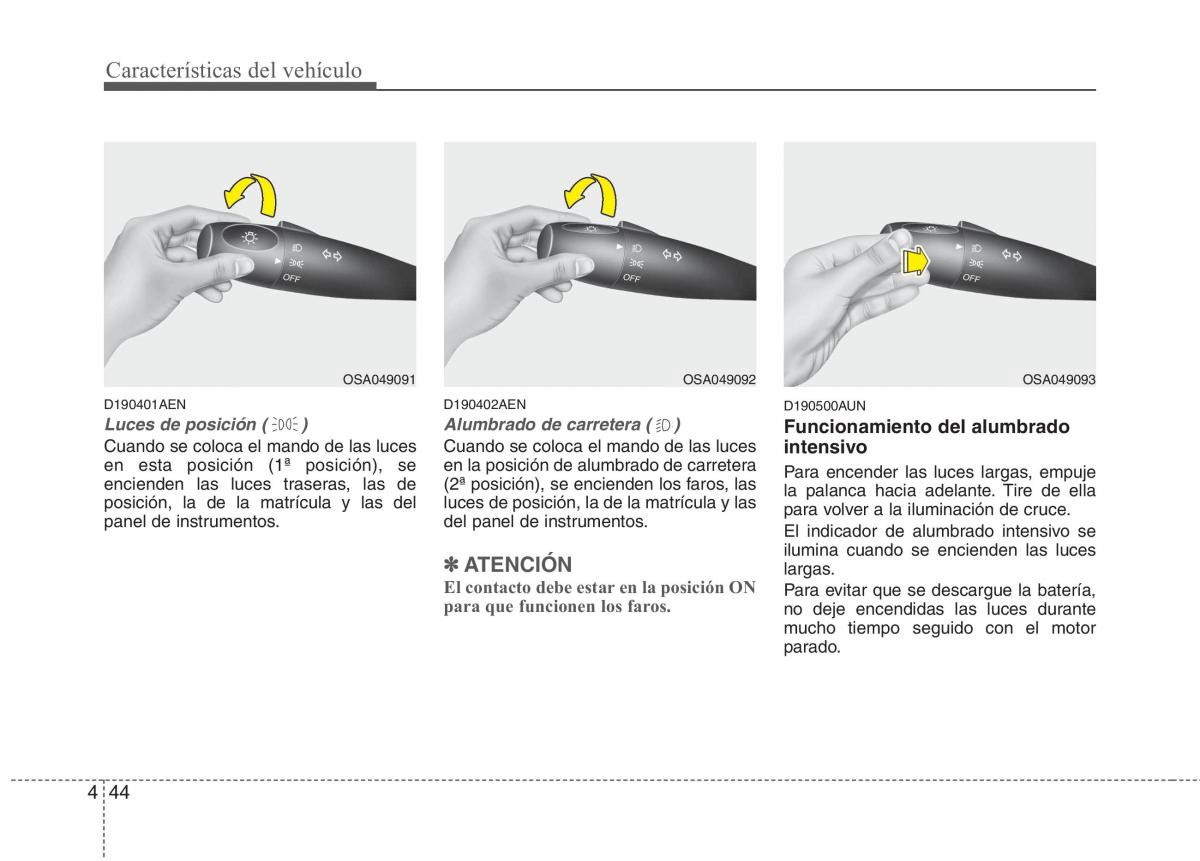 KIA Picanto I 1 manual del propietario / page 119