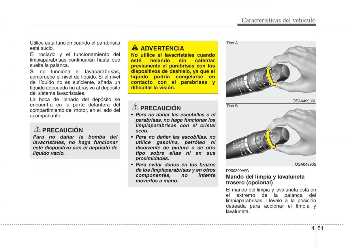 KIA Picanto I 1 manual del propietario / page 126