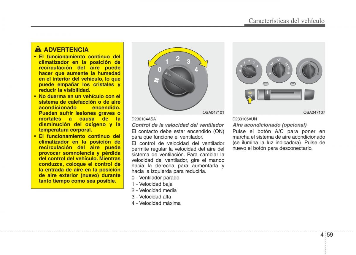 KIA Picanto I 1 manual del propietario / page 134