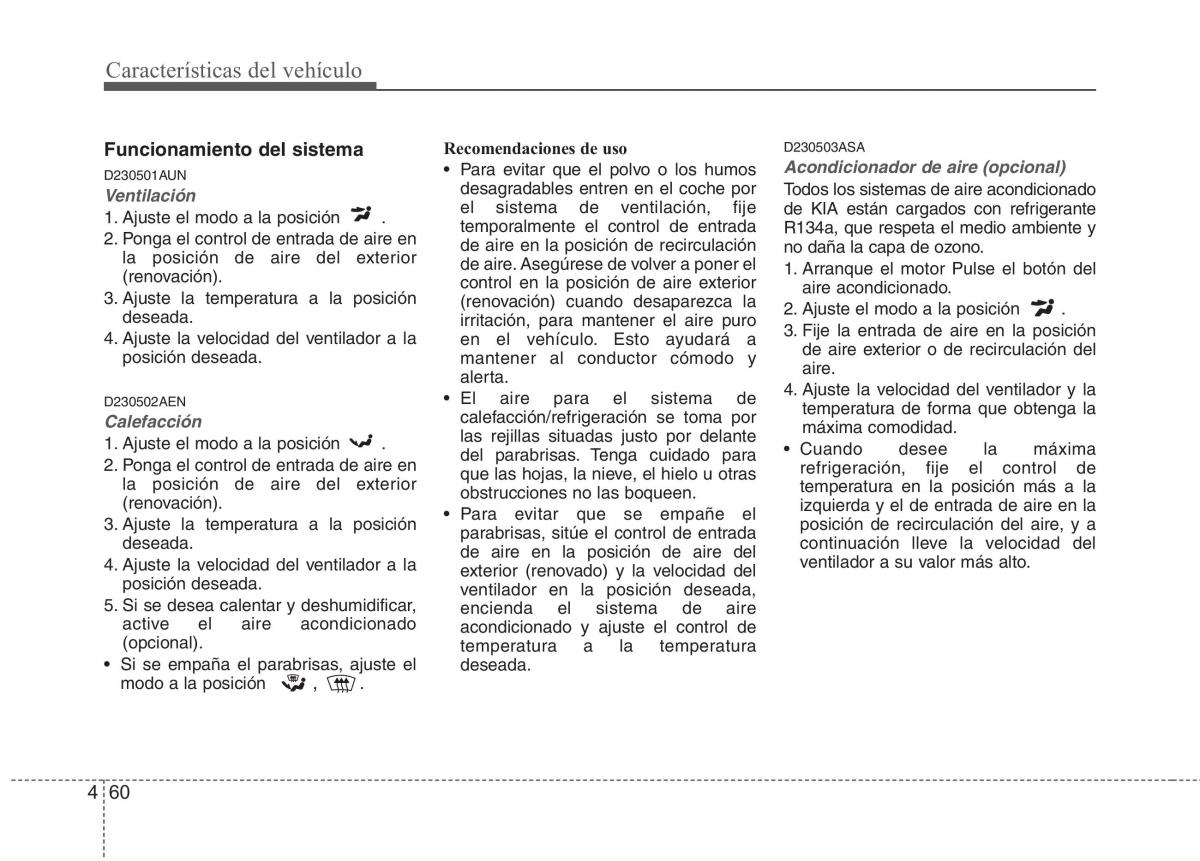 KIA Picanto I 1 manual del propietario / page 135