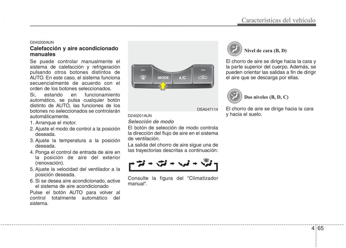 KIA Picanto I 1 manual del propietario / page 140