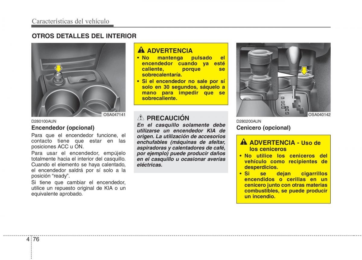 KIA Picanto I 1 manual del propietario / page 151