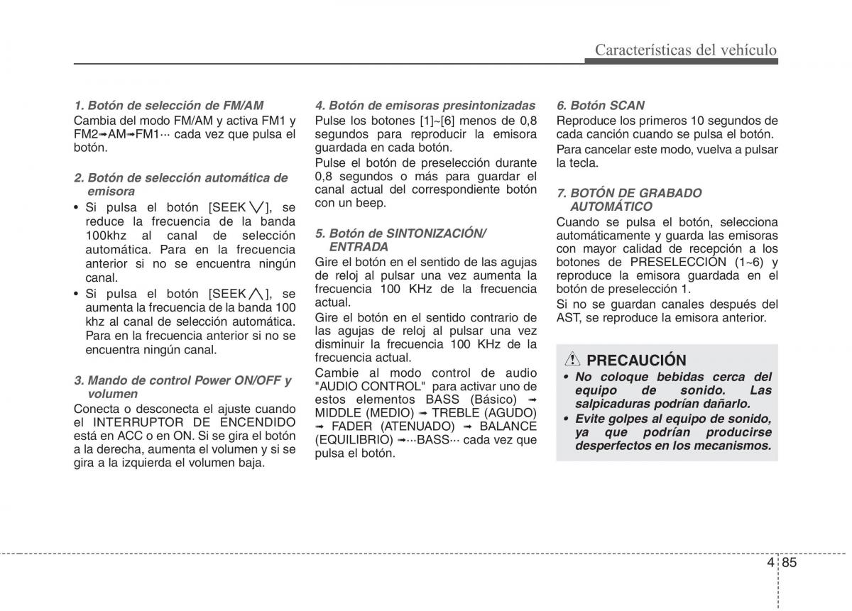 KIA Picanto I 1 manual del propietario / page 160