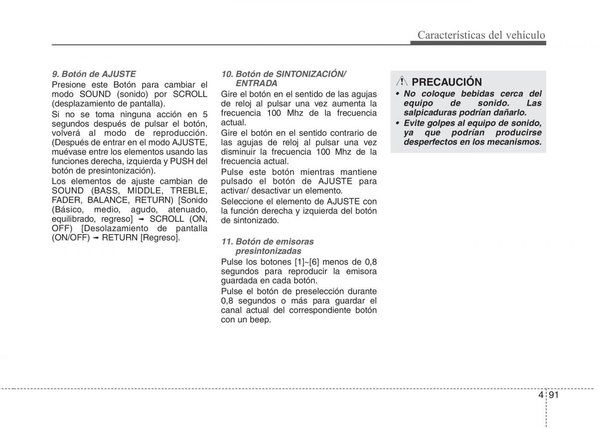 KIA Picanto I 1 manual del propietario / page 166