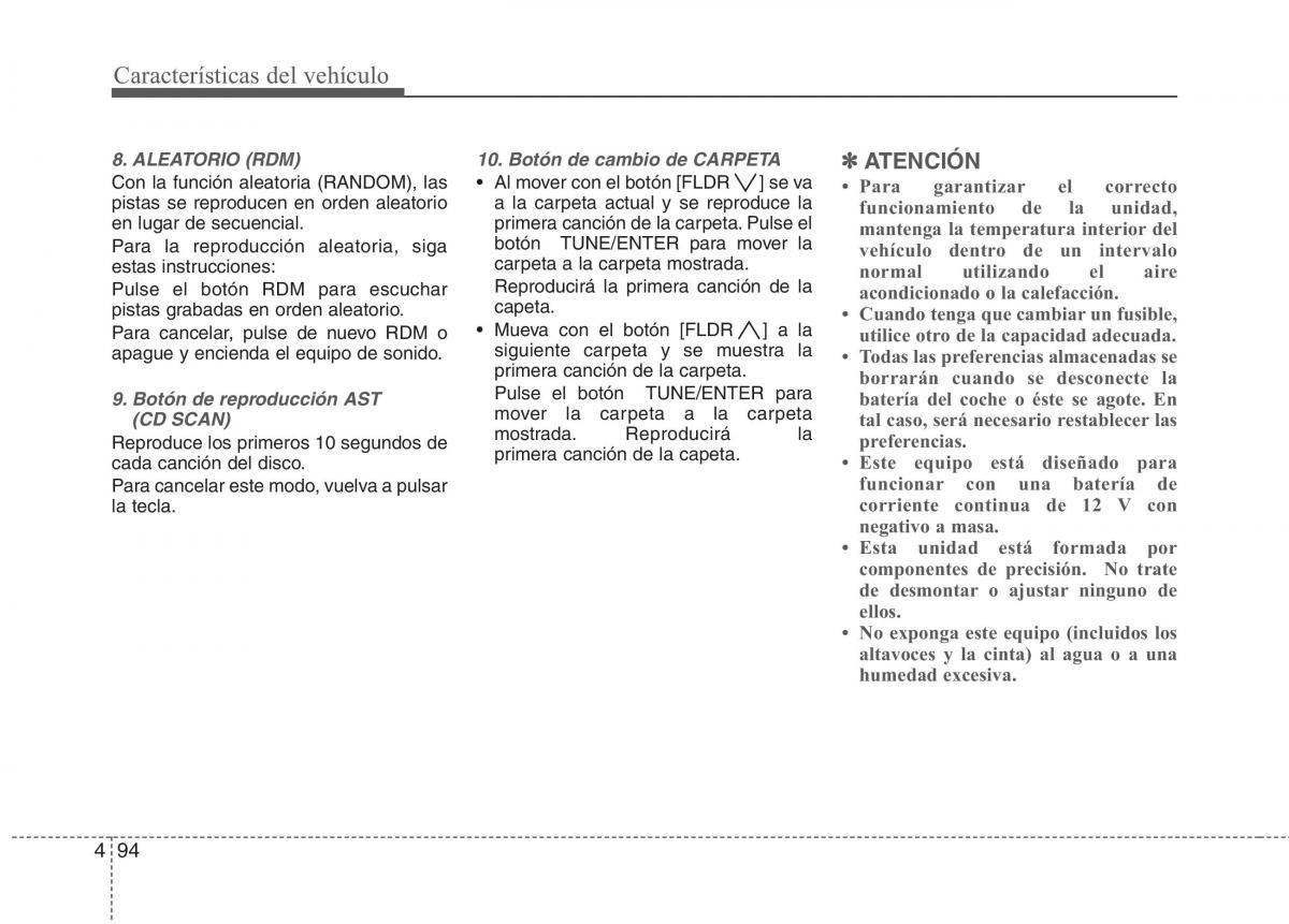 KIA Picanto I 1 manual del propietario / page 169