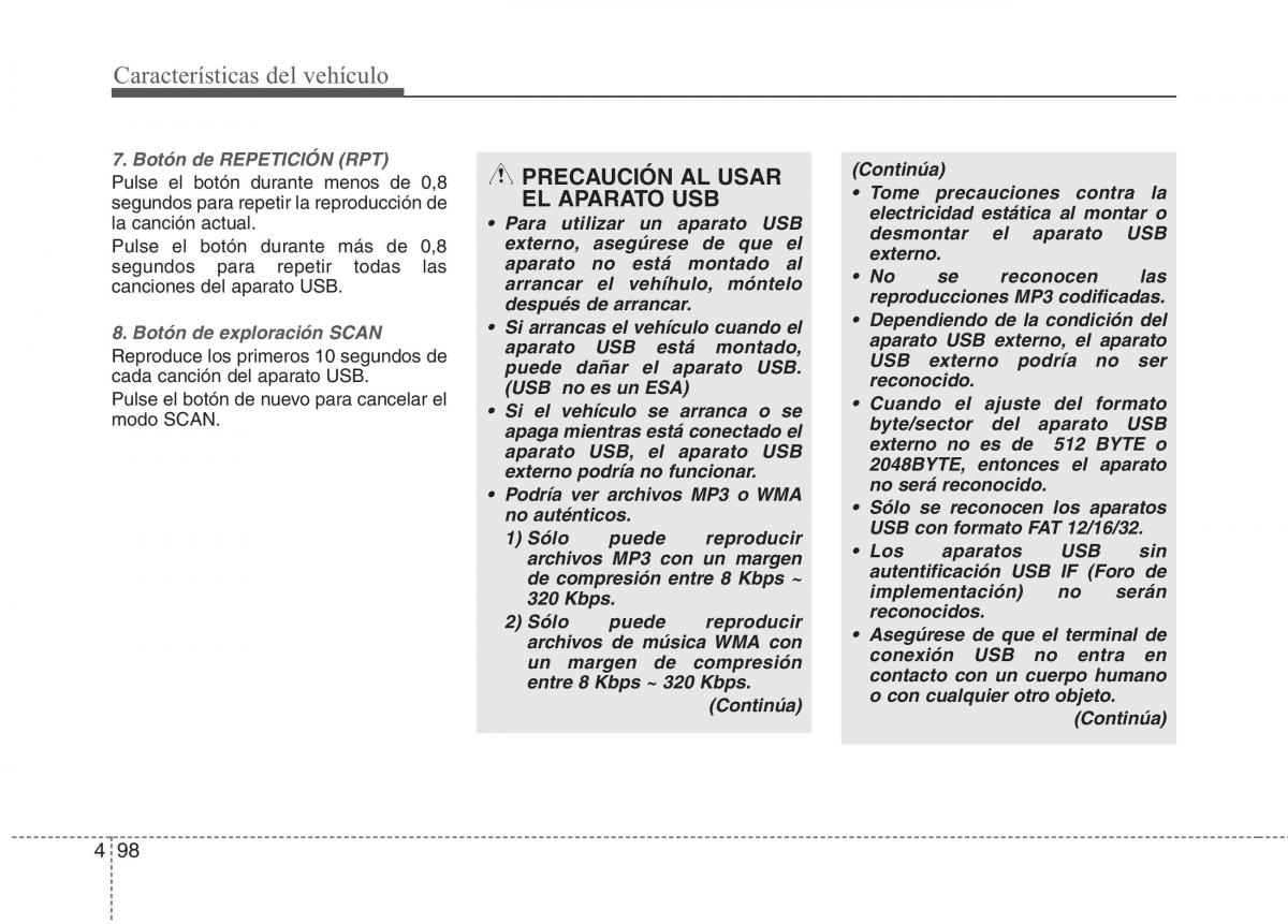 KIA Picanto I 1 manual del propietario / page 173