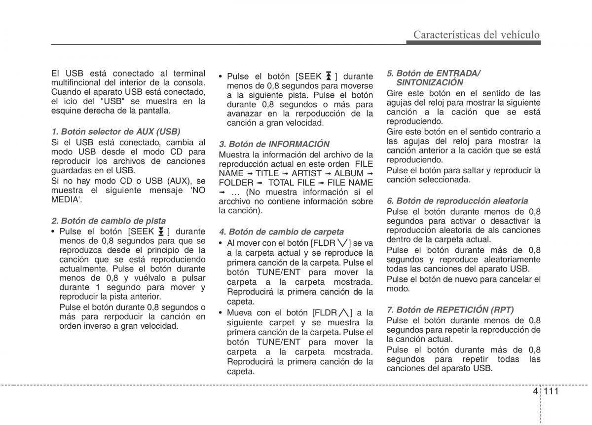 KIA Picanto I 1 manual del propietario / page 186