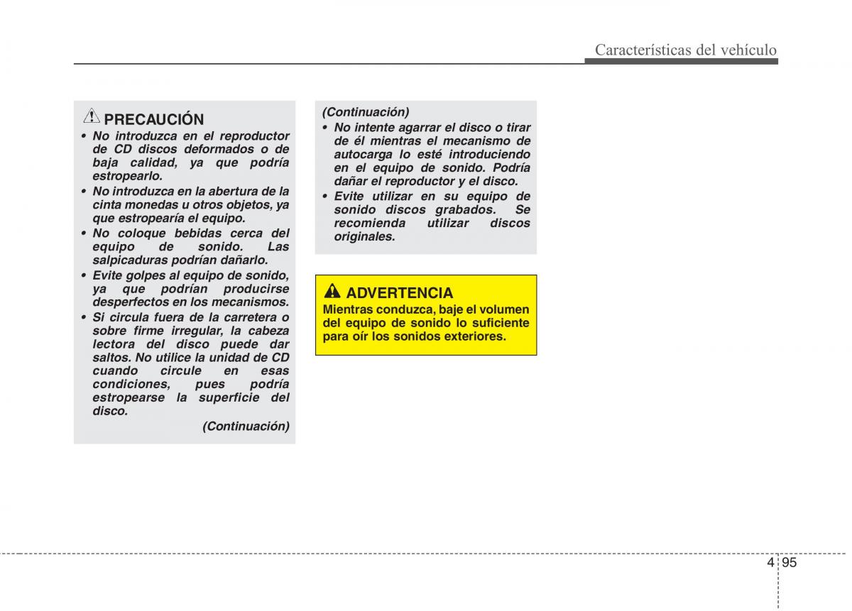 KIA Picanto I 1 manual del propietario / page 205