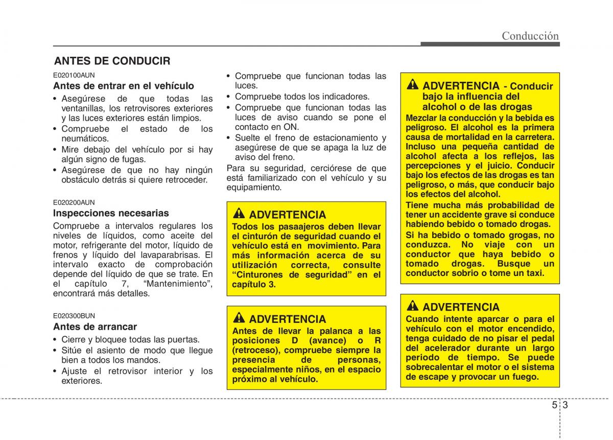 KIA Picanto I 1 manual del propietario / page 229