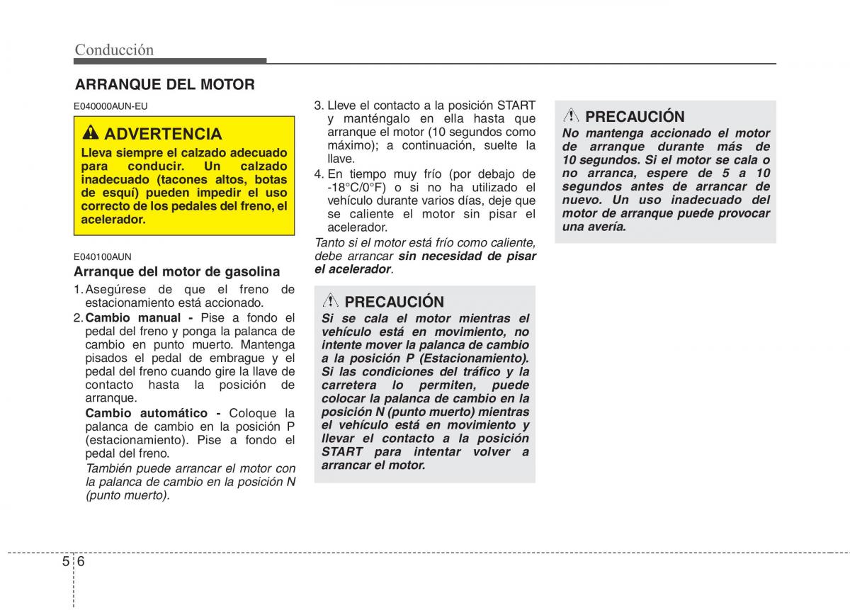 KIA Picanto I 1 manual del propietario / page 232