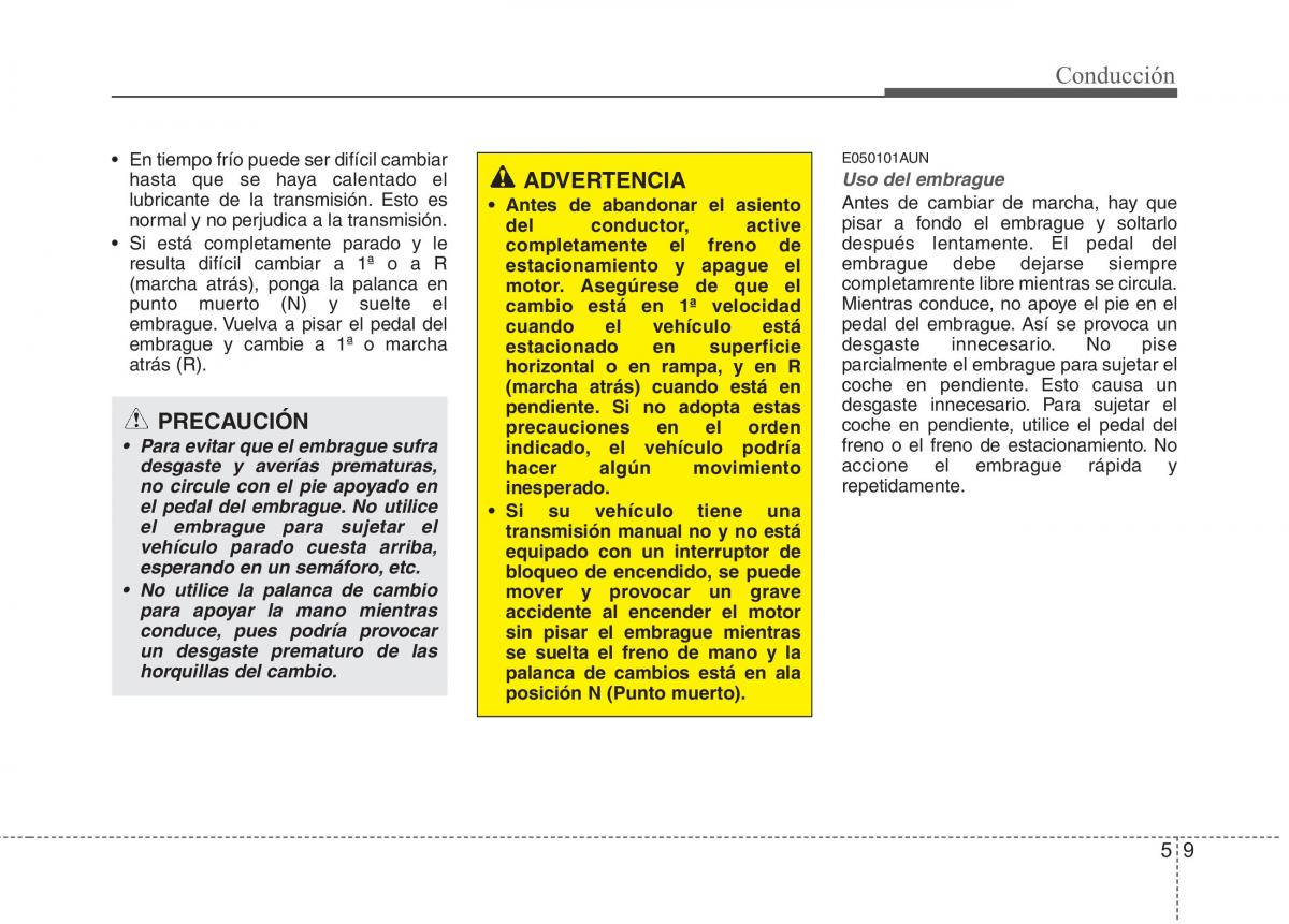 KIA Picanto I 1 manual del propietario / page 235