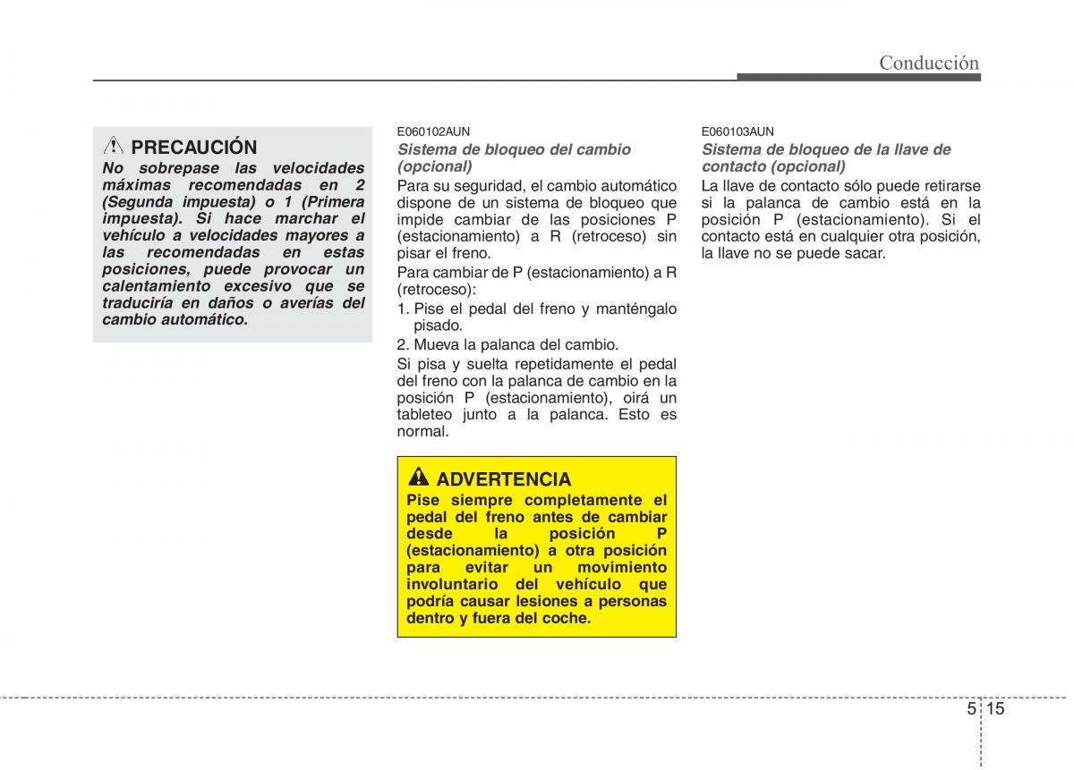 KIA Picanto I 1 manual del propietario / page 241