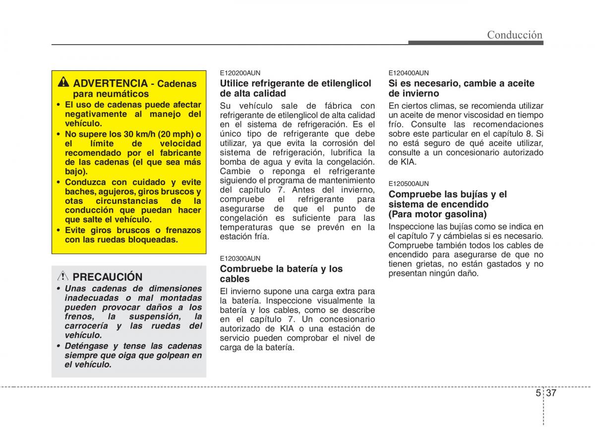 KIA Picanto I 1 manual del propietario / page 263