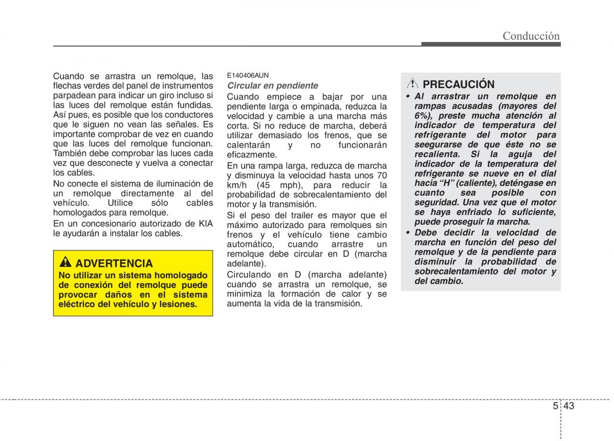 KIA Picanto I 1 manual del propietario / page 269